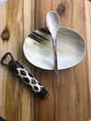 Ankole Horn Bowl + Spoon Set