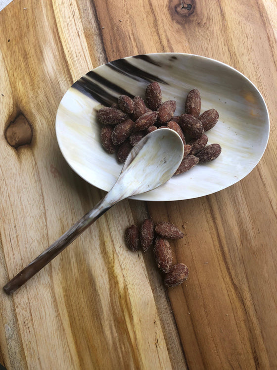 Ankole Horn Bowl + Spoon Set