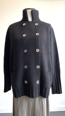  Black Cashmere Nautical Sweater