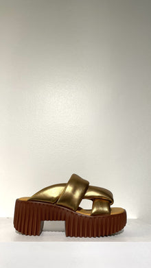  Plia Semo Gold Metallic Sandal