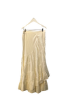 Cream Silk Flamenco Skirt