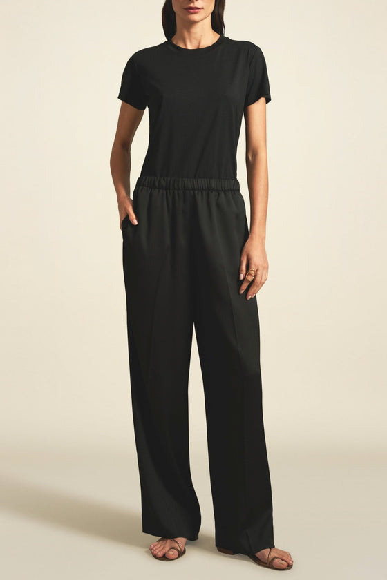 Kallmeyer Black Satin Allongé Trouser