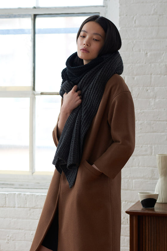 Emerson Fry  Drop Shoulder Coat Camel