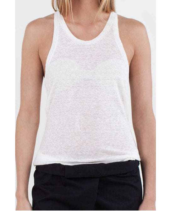 Emerson Fry Racerback Tank White Linen