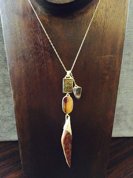 Heather Benjamin | Botswana Agate Necklace