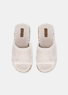  Vince Kalina Shearling Slide Sandal in turtle dove found at Patricia in Southern Pines, NC