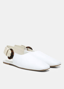  Vince Leather Cadot Buckle Shoe