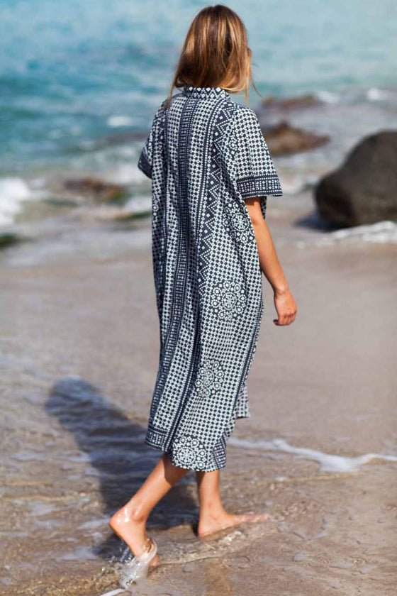 Emerson Fry Caftan Ink Organic Long