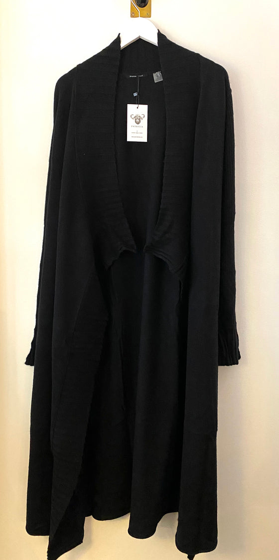 Brazeau Tricot Cashmere Black Pub Coat found at PATRICIA in Southern Pines, NC