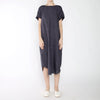 Szeki Signature Linen T-Shirt Reversible Maxi Slate Grey