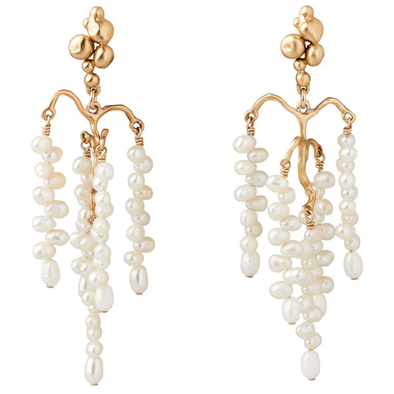 Julie Cohn Wisteria Pearl Earrings