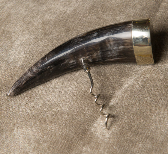 Sterling Silver Horn Corkscrew