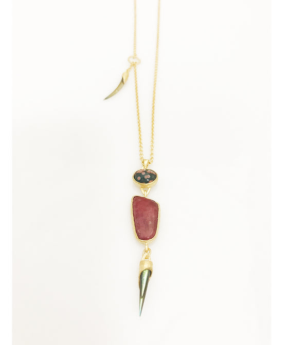 Heather Benjamin Rondocite  Necklace