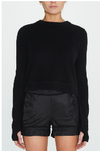 Black All Thumbs Cashmere sweater found at Patricia in Southern Pines, N