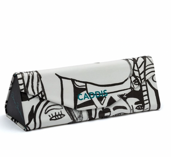 Caddis Graffiti Moon Mirror Origami Glasses Case