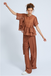 Shosh Space Pant in Burnt Sienna