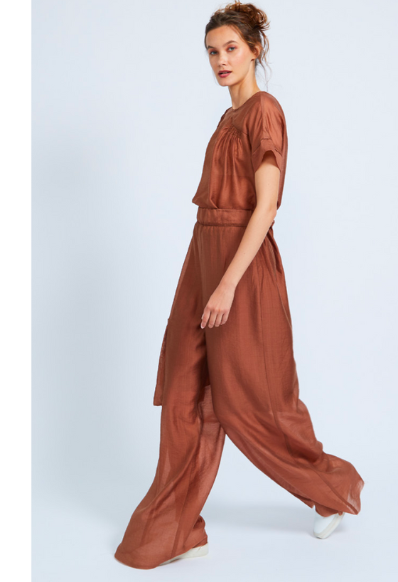 Shosh Space Pant in Burnt Sienna