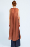 Shosh Shirt Dress in Burnt Sienna