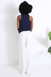 Natalie Busby Tencel Trouser White