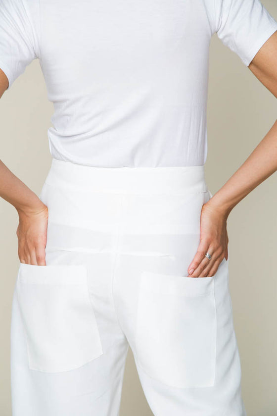 shosh white utility pant with cuff found at Patricia in Southern Pines, NC