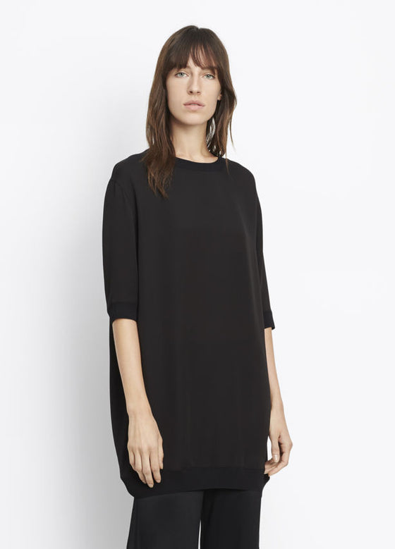 Vince Rib Trim Tunic