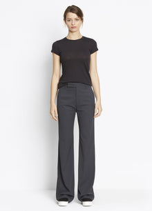  Vince wide leg pant crafted in viscose crepe imported from Italy.