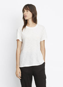  Vince Short Sleeve Swing Tee White