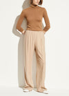 Vince Flannel Wide Leg Pant Camel