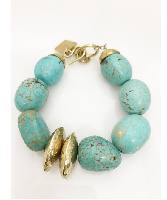 Ashley Pittman Yai Turquoise Bracelet