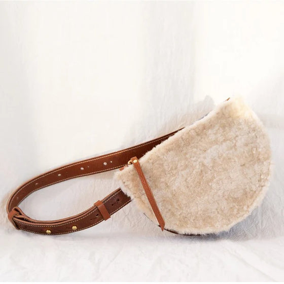 Pennyroyal Shearling Bum Bag