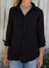 CP Shades Black Linen Romy Shirt