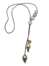 Perle by Lola Tahitian Pearl Lariat Necklace