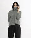 7115 by Szeki Merino Curly Gray Turtleneck