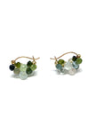 Rachel Atherley Cloud Huggie Earrings in Green Tourmaline