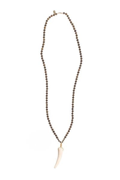 Tess + Tricia Bronzite Antler Tip Necklace