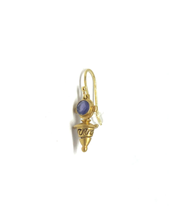 Heather Benjamin Tuereg w/ Iolite Single Earring