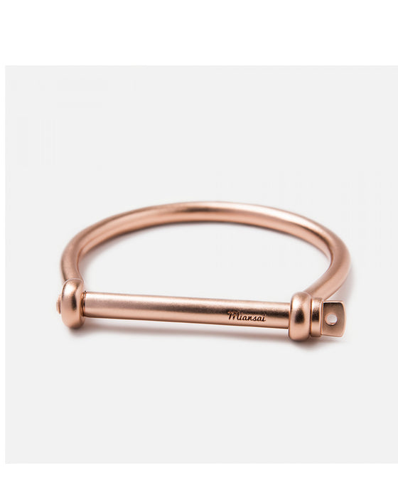 Miansai | Screw Cuff Rose Gold Plated