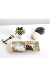 Rose and Fitzgerald Ankole Horn Heirloom Tray- Dark